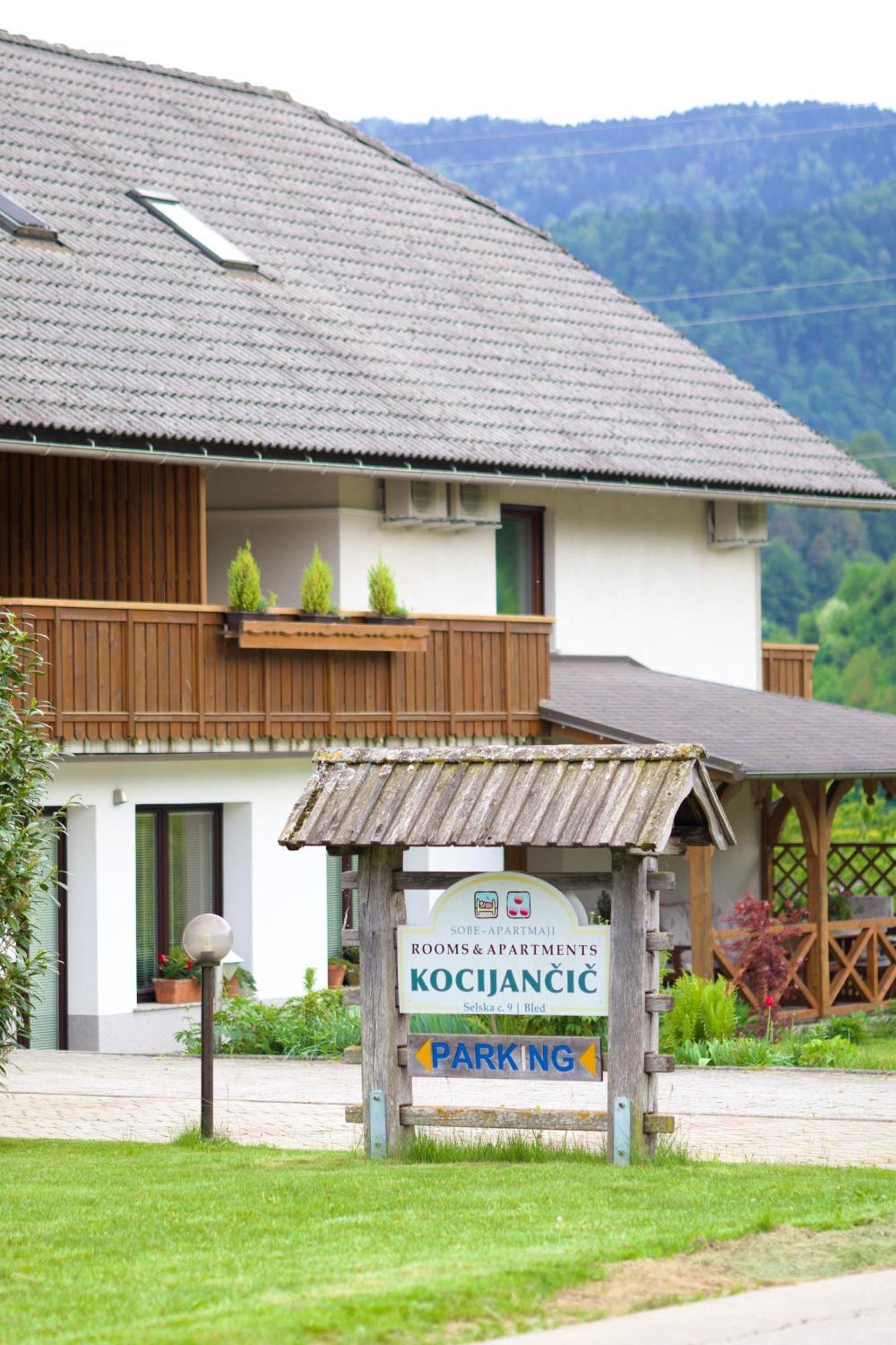 Apartments-Rooms Kocijancic Bled Eksteriør bilde
